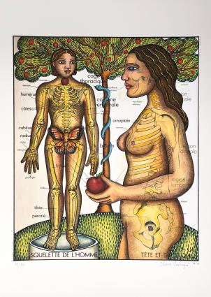 Adam, Eve et la pomme - n°33/45